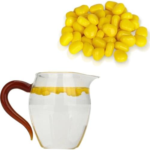 100PCS 0.4g Corn Smell Carp Fishing Lure Silicone Soft Plastic Bait Tackle Floating Lures Accessories Fish Artificial Set Pond