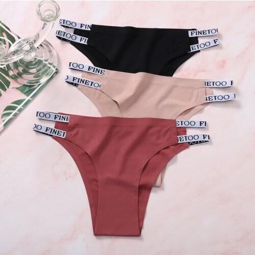 2021 Women Sexy Panties ice silk seamless Thong sports Underwear G-string Underpants teengirl Lingerie T-back plus size M-XL