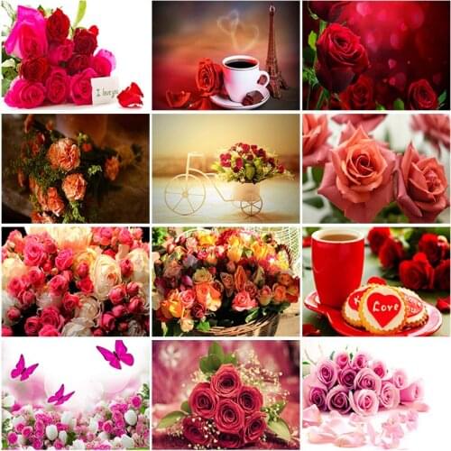 DIY 5D Diamond Painting Full Round Square Resin Mosaic Diamonte Embroidery Cross Stitch Kits Wall Art Handcraft