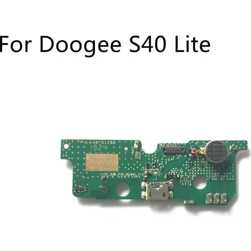 DOOGEE S40 Lite Used USB Plug Charge Board + Vibration Motor For DOOGEE S40 Lite MTK6580 Quad Core 5.5" 960X480 Free Shipping