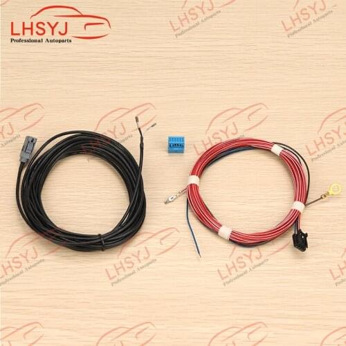 MIB Radio AV Rearview Camera Harness OEM Head line Extension Cord Wire Adapter for VW RCD330 RCD360 Radio