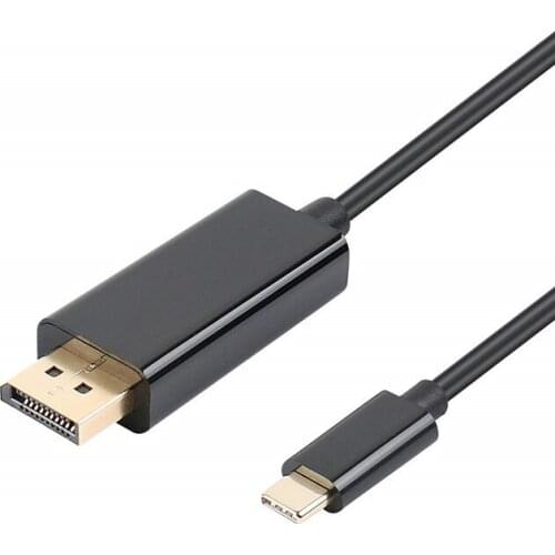 Type c USB 3.1 C to Displayport male to male high-definition audio and video transfer cable 1.8 meters