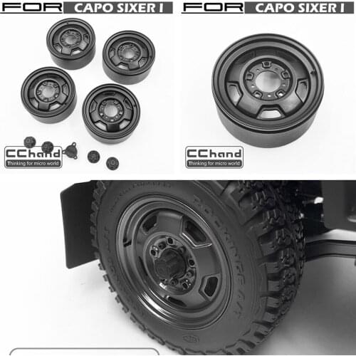 Metal classic wheel hub for Capo sixer1 sixer I 1:6 Jimny Samurai b style