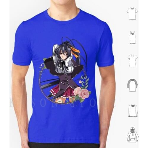 High School Dxd-Akeno Himejima T Shirt Print For Men Cotton New Cool Tee Akeno Himejima Manga Girls Wifu High School Dxd Rias