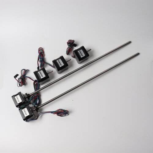 42 Stepper Motor Kit For Haribo/Zaribo 320 motor with integrated lead screw 420 400mm cable length POM nut taller bear motor kit