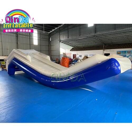 Inflatable floating water slide for boat / sea inflatable yacht slide / water slide boat
