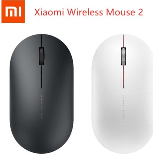 Original Xiaomi Wireless Mouse 2 1000DPI 2.4GHz Optical Mute Portable Mini Gaming Mouse For Laptop Notebook Office