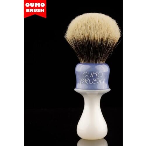 OUMOBRUSH -Phorcys series shaving brush with Manchuria/ACE/SILK/WT knots