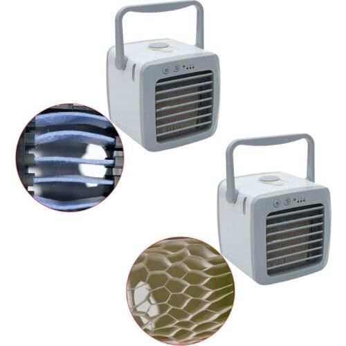 Rechargeable Personal Evaporative Air Cooler Desk Fan for Small Room Office Dorm
