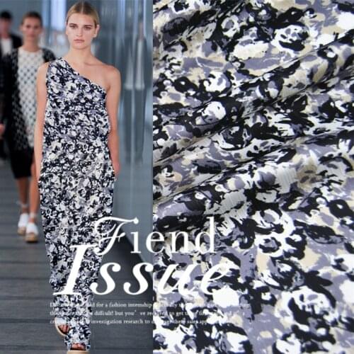 LEO&LIN Fiber Fold Zibai Mixing Soft Cloth Dress Shirt ROSE Black Red Fabric 50cm