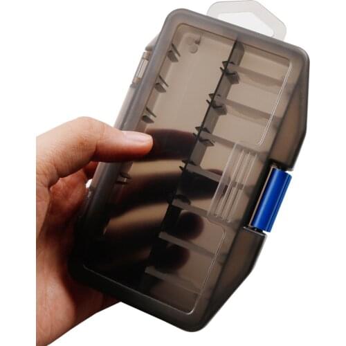 Detachable 10 Grids Fishing Tackle Tool Box Fish Lures Hooks Baits Compartments Storage Case Tackle Box for Fishing Accessories