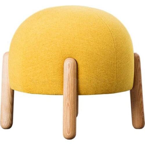 Nordic Shoe Bench, Solid Wood Bench, Cloth Bench, Soft Bench, Sofa Bench, Simple Bench, Mushroom Bench, Foot Stand, Childrens S