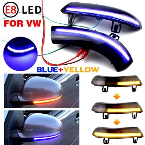 For VW GOLF 5 GTI V MK5 Jetta Passat B5.5 B6 Sharan Superb EOS Dynamic LED Turn Signal Light Side Wing Mirror Indicator