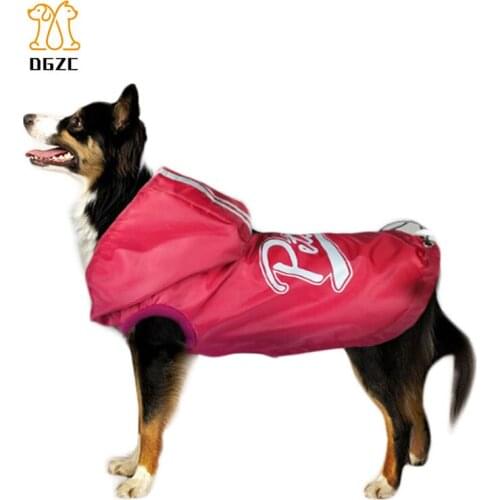 Reflective Dog Raincoat Leisure Waterproof Lightweight Mesh Breathable Dog Coat Summer Pet Rain Jacket with Hood