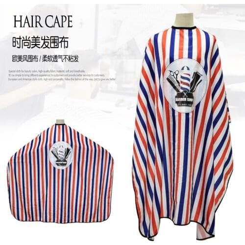 High-end haircut cloth hair salon special anti-static non-stick hair stylist professional hair cutting retro oil head cloth