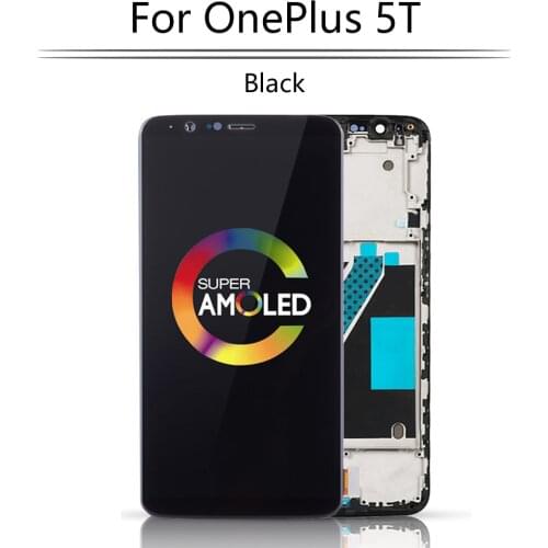 AMOLED 6.01"LCD For Oneplus 5T LCD Display Touch Screen Digitize For OnePlus 5T Display For One Plus 1+ 5T A5010 LCD Replacement