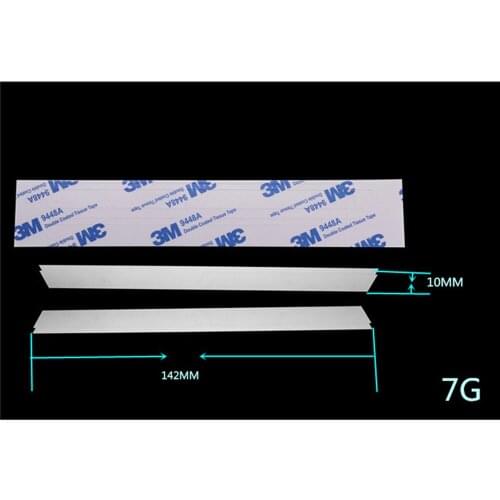 1 pair Stainless Steel Car Shell Side Scratch-resistant Strip Board Antiskid Plate for TRAXXAS TRX6 G63 RC Car Parts