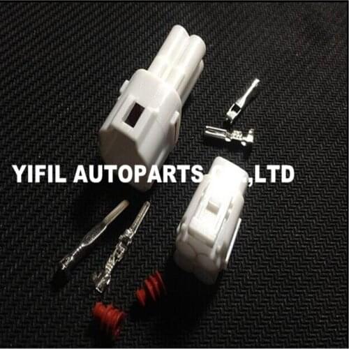100pcs/lot DJ7043-2-11/21 Snuitomo White 4 pin male and Female Waterproof Auto Connector