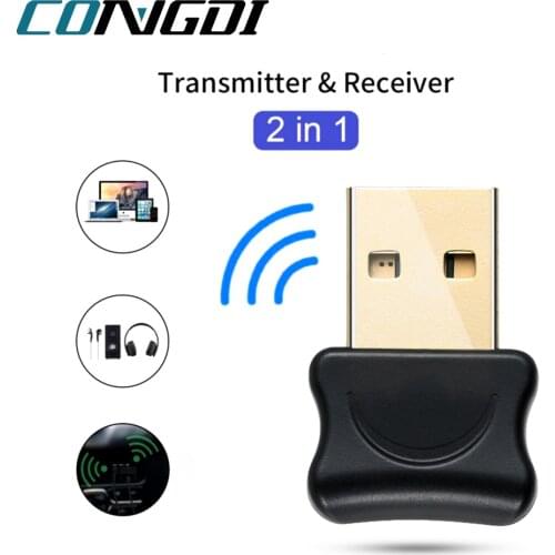 5.0 Bluetooth-compatible Adapter USB Transmitter for Pc Computer Receptor Laptop Earphone Audio Printer Data Dongle Receiver
