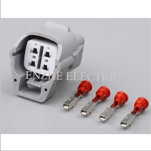 50SET Include terminal seal 6189-0126 car female cable connector 4 pin connector automotive Plug Oxygen sensor DJ7045Y-2.2-21