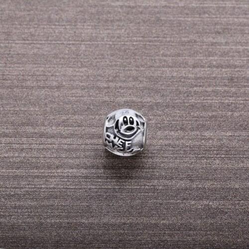 Ajax 925 Sterling Silver Beads Decoration Cute Anime Chef Dog Vintage Charms For Women Snake Bracelets Jewelry Accessories