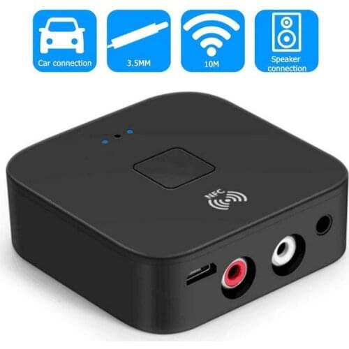 Wireless Bluetooth Music Receiver Nfc Bluetooth Receiver 5.0 Aptx Ll Rca Nfc 3.5mm Jack Stereo Auxiliary Audio Adapter For b11