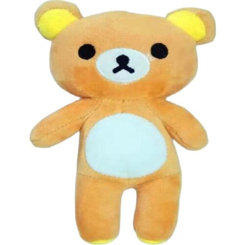 20cm Super Cute Soft Plush Bear Rilakkumas Bear Doll Kids Cyber Celebrity Relax Bear for Boy Girls Kids Best Gift