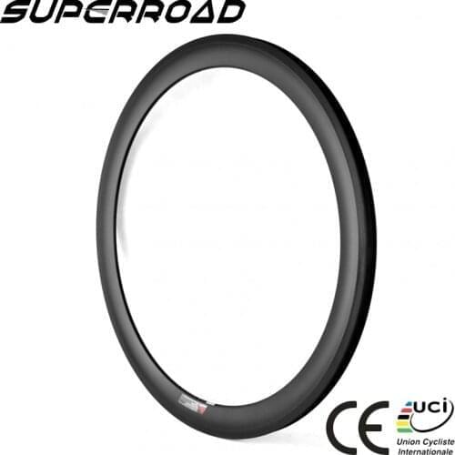 Promotion Price 23mm 25mm Wide 50mm Deep Toray Carbon Rim Road Bike Clincher Rims