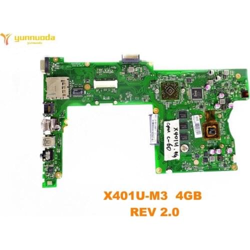 Original for ASUS X401U-M3 laptop motherboard X401U-M3 REV 2.0 tested good free shipping