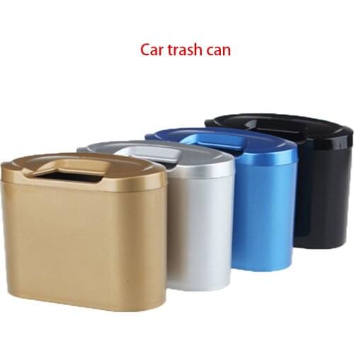 Mini new car automatic trash can garbage box car storage box car trash