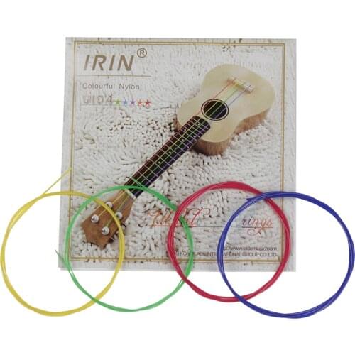 4pcs/set Colorful Ukulele String Ukelele Uke String Set Nylon Material Guitar Parts & Accessories