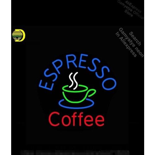 Neon Sign for Coffee Shop neon bulb Sign Espresso Neon lights Windows Garage Wall Sign Shopping Hall Sign outdoor lighting store