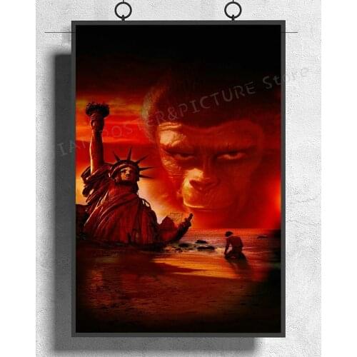 NJ550 PLANET OF THE APES Movie Rare Wall Sticker Silk Poster Art Home Decoration
