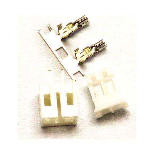 PH2.0 connector 2.0MM connector: plug + straight needle + terminal 2P 100 sets