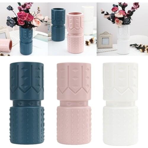 Plastic Vase Exquisite Shape Modern for Flowers Décor Living Room Bedroom