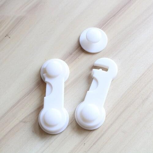 Plastic Cabinet Lock Comfortable Children Portable Child Safety Baby Protection Locks Elements for Refrigerators Latch