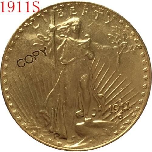 USA 1911-S $20 St. Gaudens Coin Copy