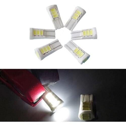 T10 5730 8LED Car Reading Lights 8 SMD Auto Clearance Lights Car Signal Lamp License Plate Lights ( 6Pcs )