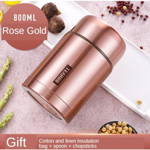 316 stainless steel beaker long insulated lunch box portable small porridge artifact kettle 1000ml BT-23