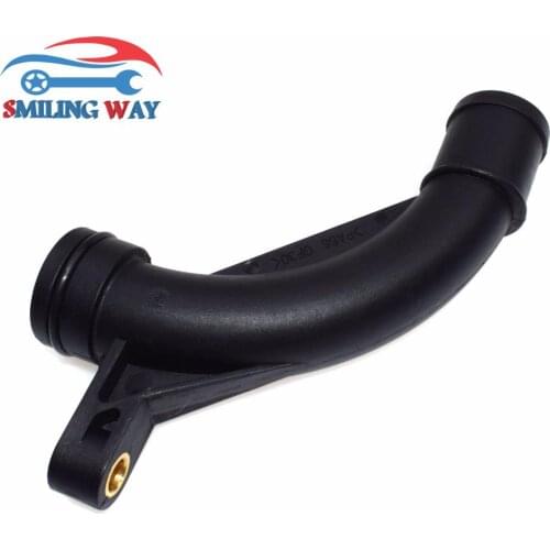SMILING WAY# Coolant Thermostat Curved Pipe Hose For MG ZS, ZT , ZT- T Rover 45 / 75 / 825 2.0 / 2.5 2001-2005 OE# PEP103270