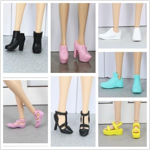 Original flat shoes , High Heels Shoes / Doll Accessories For 1/6 FR ST Xinyi Barbie Doll , Collective edition Doll Shoes