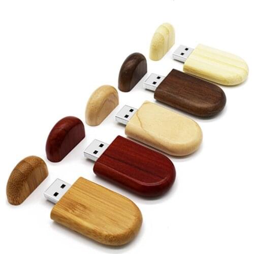 USB 16GB Flash Drive, J-boxing 32GB Wooden USB Flash Drives Thumb Drives 64GB Memory Stick USB 2.0 Pen Drive for Date Storage