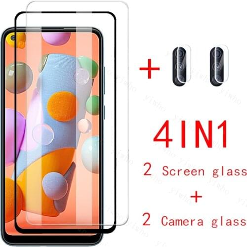 Protector glass for samsung a11 camera lens glass screen protector on galaxy a 11 11a a10 a01 a 10 01 01a 11a safety armor film
