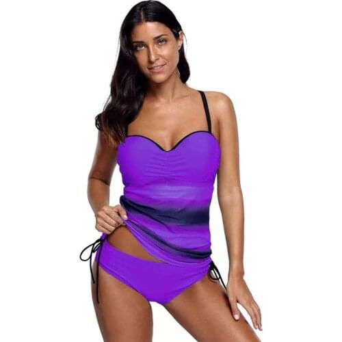 2021 Summer Cross Back Swimsuit Big 3XL Sexy Low Cut Backless Halter Swimwear Two Pieces Swimming Suits Biquini