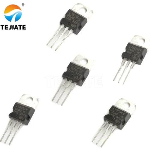 10PCS L7805CV L7806CV L7808CV L7809CV L7810CV L7812CV L7815CV L7824CV Transistor TO-220 TO220 L7805 L7806 L7808 L7809 L7810