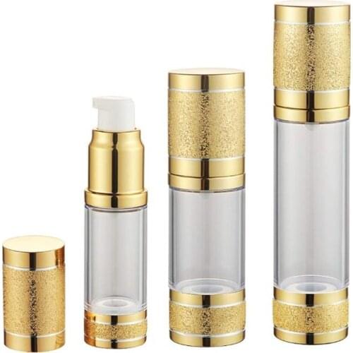 12 x 50ML Clear Travel Refillable Airless Cream Lotion Pump Bottle 50cc Shampoo Vacuum Cosmetic Packaging