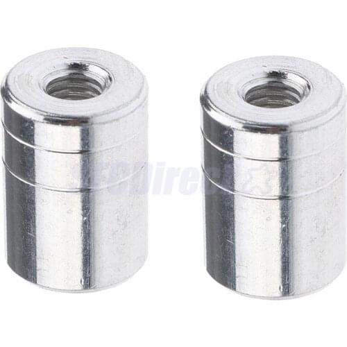 2Pcs Aluminum Internal Diameter Fishing Rod Pod Connector Net Head Adapter Quick Release Refit Parts for Landing Net 16mm