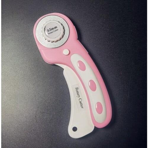 45mm Rotary Cutter Tailors Cutting Tool Fabric Material Cutting Knife Hand Rotary Carpet Tool Rug Cloth Leather DIY Cutter Tool