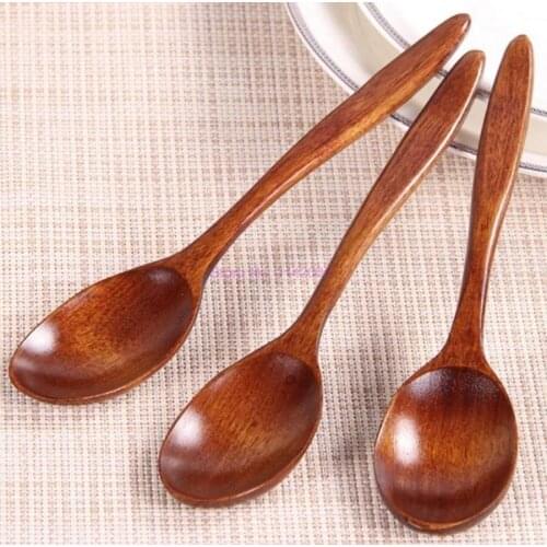 500pcs Wooden Spoon Bamboo Kitchen Cooking Utensil Tool Soup Teaspoon Catering For Kicthen Wooden Spoon