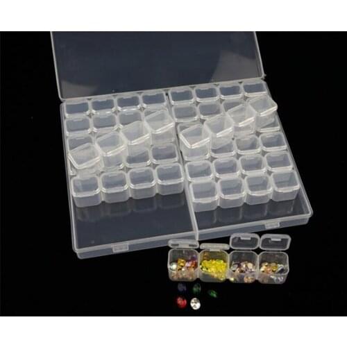 56 bottles of diamond painting cross stitch accessories tool box container diamond storage diamond embroidery storage 5D mosaic
